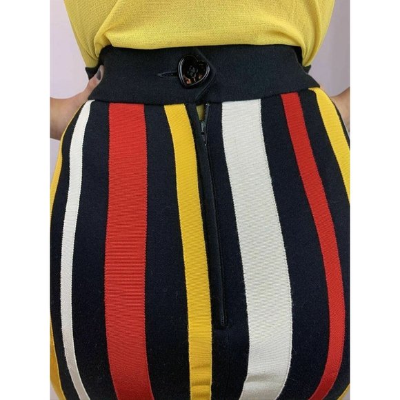 Moschino Cheap & Chic Striped Pencil Skirt - Picture 9 of 11